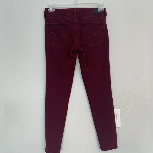 American Eagle stretch wine jegging 8 - Picture 6 of 10